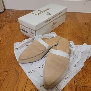 Lulus Joelle leather mules